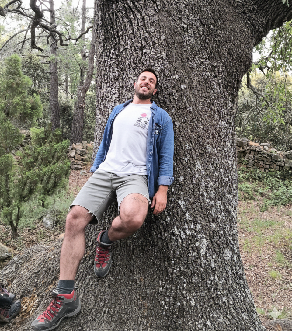 Roberto Rispoli en la naturaleza